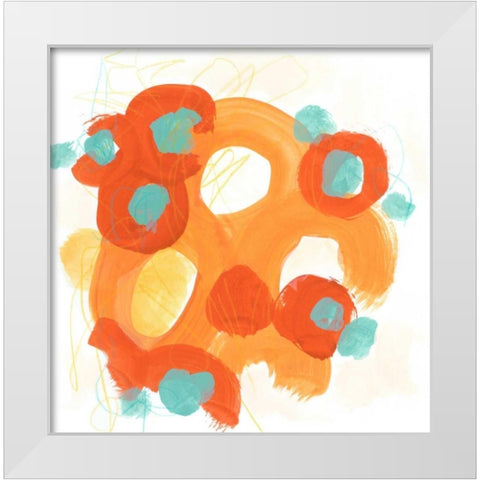 Bright Idea II White Modern Wood Framed Art Print by Vess, June Erica
