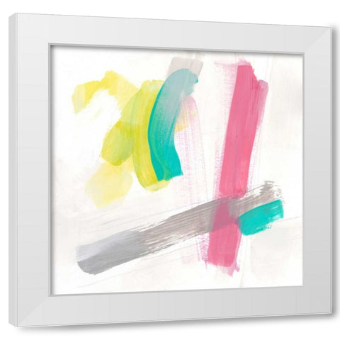 Salon Moderne IV White Modern Wood Framed Art Print by Vess, June Erica