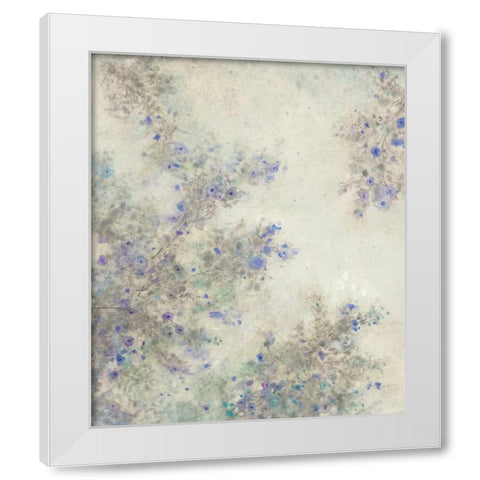 Twig Blossoms I White Modern Wood Framed Art Print by OToole, Tim