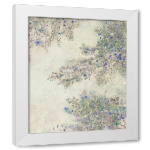 Twig Blossoms II White Modern Wood Framed Art Print by OToole, Tim