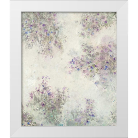 Twig Blossoms IV White Modern Wood Framed Art Print by OToole, Tim