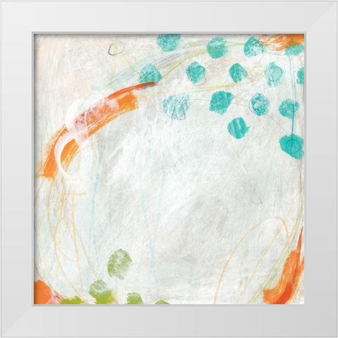 Strategy I White Modern Wood Framed Art Print by Vess, June Erica