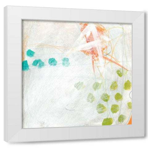 Strategy IV White Modern Wood Framed Art Print by Vess, June Erica