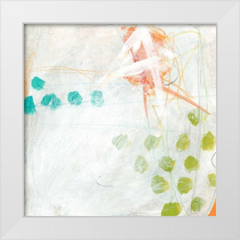 Strategy IV White Modern Wood Framed Art Print by Vess, June Erica