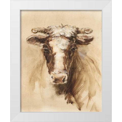 Western Ranch Animals II White Modern Wood Framed Art Print by Harper, Ethan