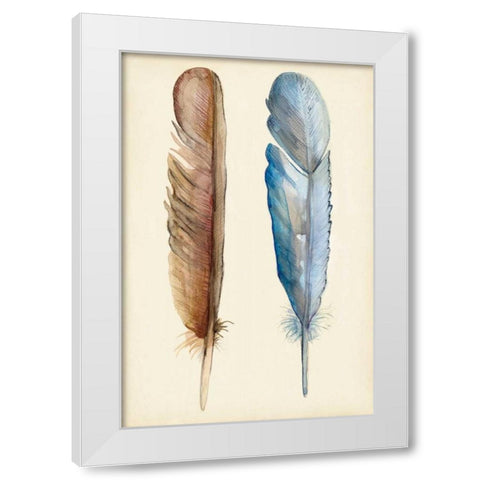 Plumage I White Modern Wood Framed Art Print by Ludwig, Alicia