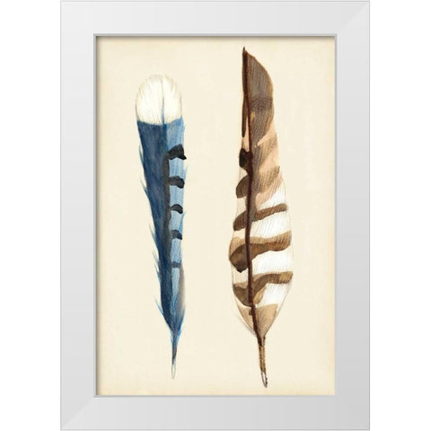 Plumage III White Modern Wood Framed Art Print by Ludwig, Alicia