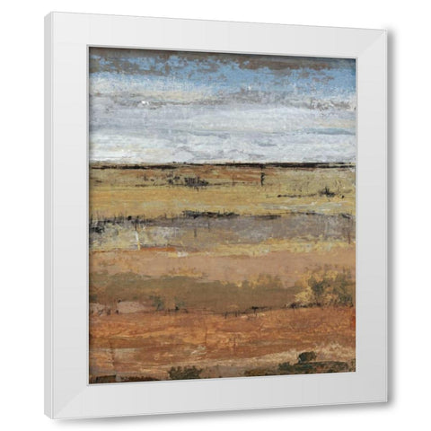 Field Layers II White Modern Wood Framed Art Print by OToole, Tim