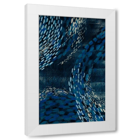 Moon Tide I White Modern Wood Framed Art Print by Popp, Grace