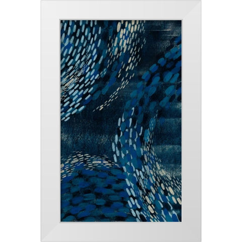Moon Tide I White Modern Wood Framed Art Print by Popp, Grace