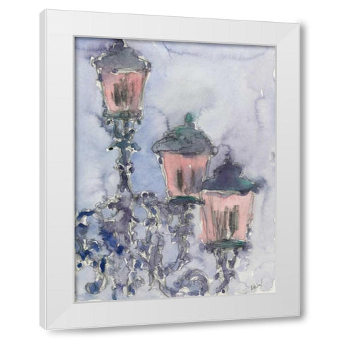 Venice Watercolors II White Modern Wood Framed Art Print by Dixon, Samuel