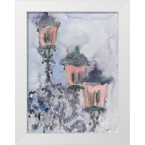 Venice Watercolors II White Modern Wood Framed Art Print by Dixon, Samuel