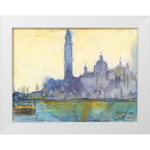 Venice Watercolors VI White Modern Wood Framed Art Print by Dixon, Samuel