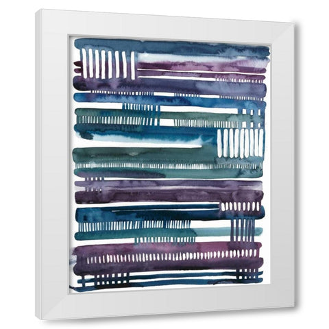 Collapse I White Modern Wood Framed Art Print by Popp, Grace