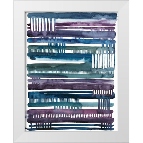 Collapse I White Modern Wood Framed Art Print by Popp, Grace