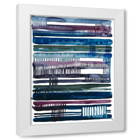 Collapse II White Modern Wood Framed Art Print by Popp, Grace