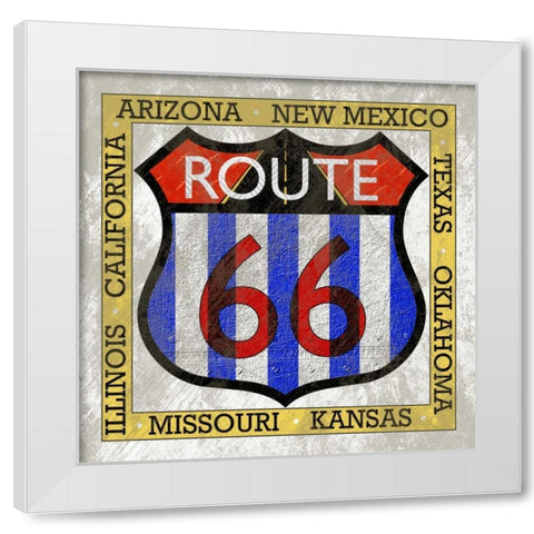 Garage Sign III White Modern Wood Framed Art Print by Studio W