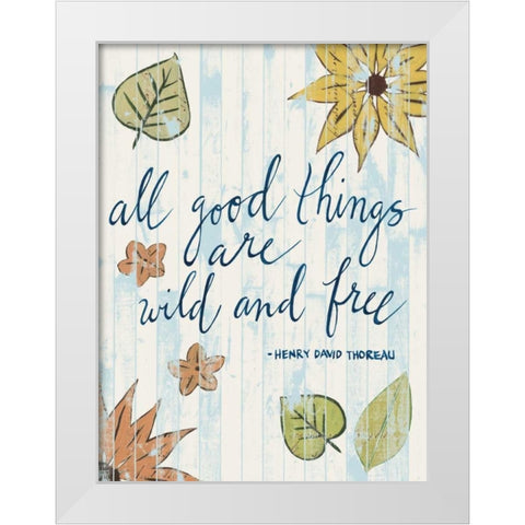 Sunny Day Words IV White Modern Wood Framed Art Print by Popp, Grace