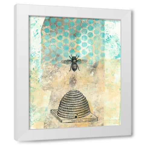 Vintage Beekeeper II White Modern Wood Framed Art Print by McCavitt, Naomi