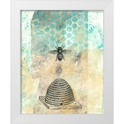 Vintage Beekeeper II White Modern Wood Framed Art Print by McCavitt, Naomi