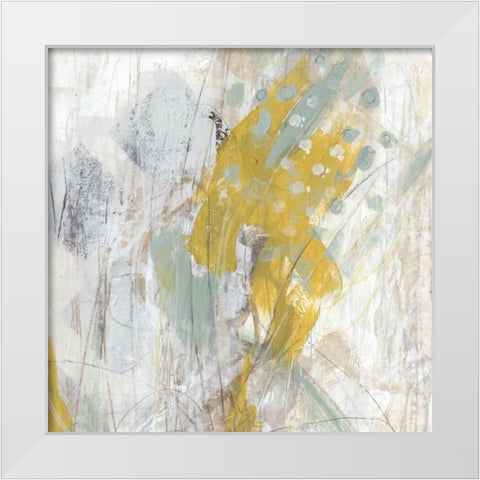 Surface Structure II White Modern Wood Framed Art Print by Vess, June Erica