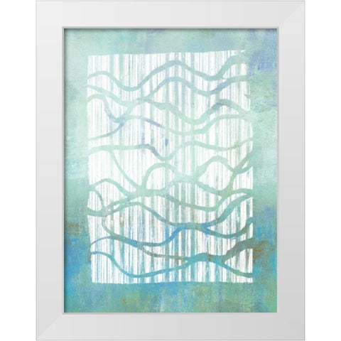 Inverse White Modern Wood Framed Art Print by Goldberger, Jennifer