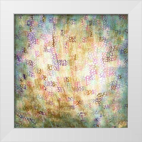 Coral Party II White Modern Wood Framed Art Print by Studio W