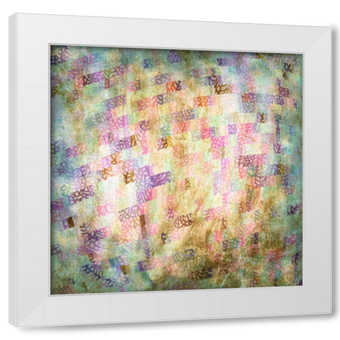 Coral Party III White Modern Wood Framed Art Print by Studio W