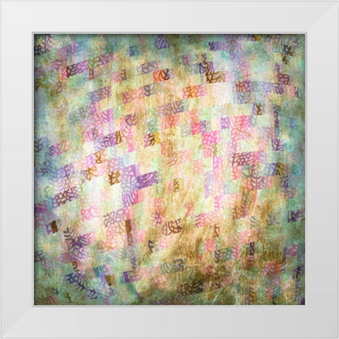 Coral Party III White Modern Wood Framed Art Print by Studio W