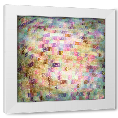 Coral Party IV White Modern Wood Framed Art Print by Studio W
