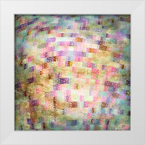 Coral Party IV White Modern Wood Framed Art Print by Studio W