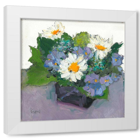 Potted Plant II White Modern Wood Framed Art Print by Dixon, Samuel