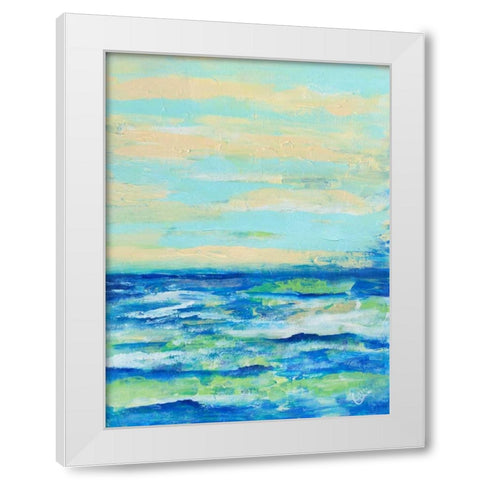 Emilys Waters II White Modern Wood Framed Art Print by Brewington, Olivia