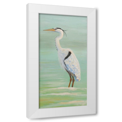 East Wing White Modern Wood Framed Art Print by Brewington, Olivia