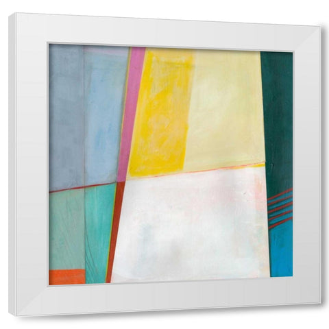 Solidity I White Modern Wood Framed Art Print by Fuchs, Jodi