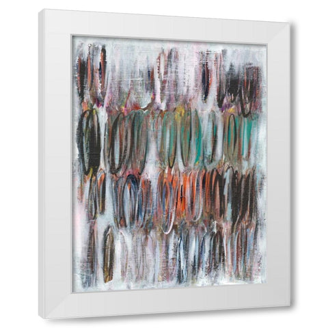 Paint Scribble I White Modern Wood Framed Art Print by Fuchs, Jodi
