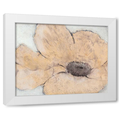 Transparency Flower IV White Modern Wood Framed Art Print by OToole, Tim