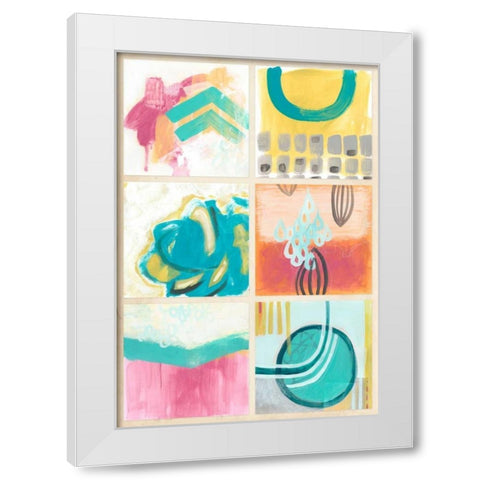 Gallery Petite I White Modern Wood Framed Art Print by Vess, June Erica