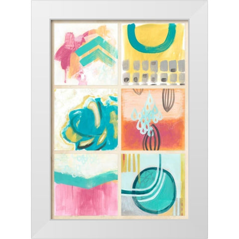 Gallery Petite I White Modern Wood Framed Art Print by Vess, June Erica
