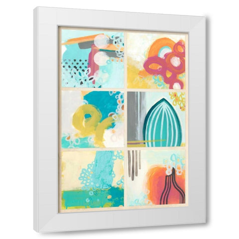 Gallery Petite II White Modern Wood Framed Art Print by Vess, June Erica