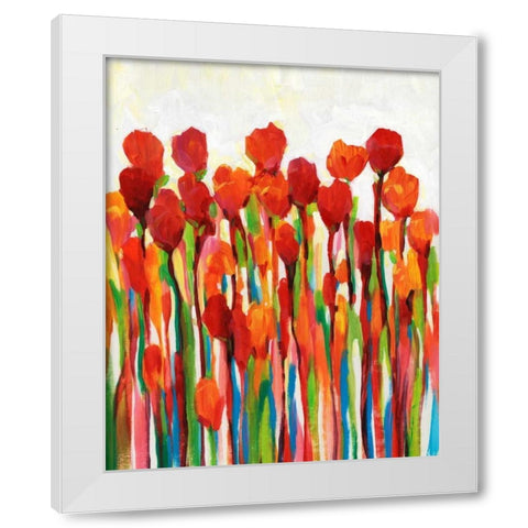 Bursting with Color II White Modern Wood Framed Art Print by OToole, Tim