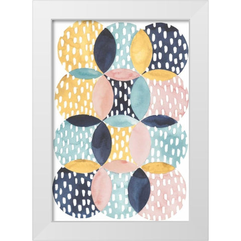 Deluge I White Modern Wood Framed Art Print by Popp, Grace