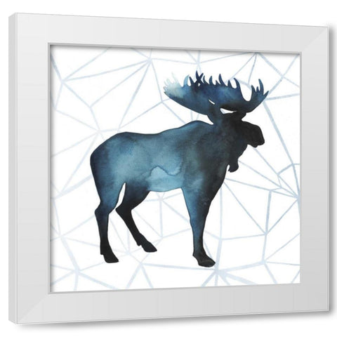Animal Silhouettes III White Modern Wood Framed Art Print by Popp, Grace