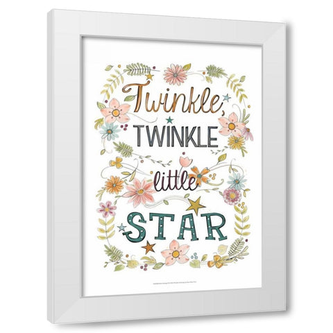 Sweet Sayings II White Modern Wood Framed Art Print by Vess, June Erica