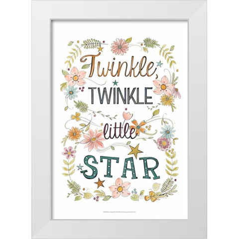 Sweet Sayings II White Modern Wood Framed Art Print by Vess, June Erica