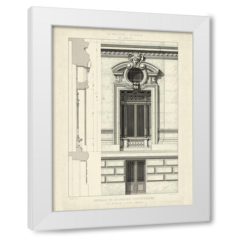 Custom Motifs Historiques II White Modern Wood Framed Art Print by Unknown