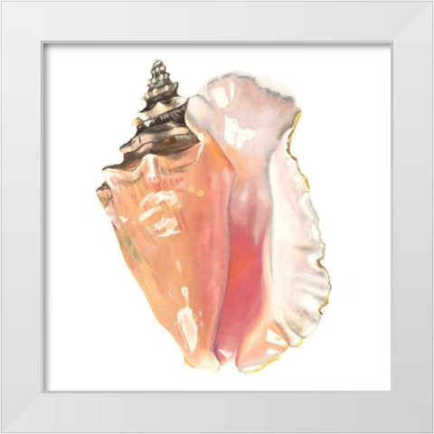 Seashore Souvenirs I White Modern Wood Framed Art Print by McCavitt, Naomi