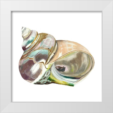 Seashore Souvenirs IV White Modern Wood Framed Art Print by McCavitt, Naomi