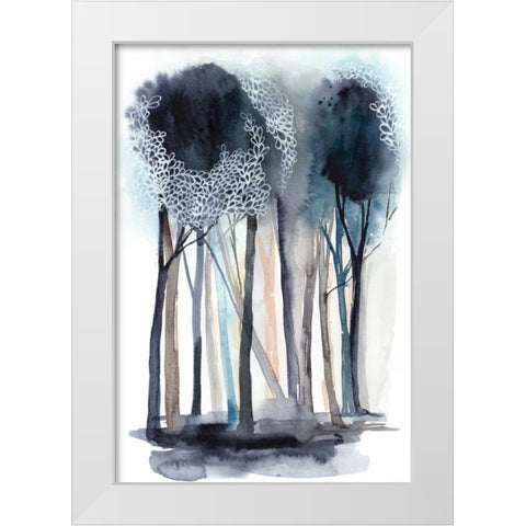 Tranquil Coppice I White Modern Wood Framed Art Print by Popp, Grace