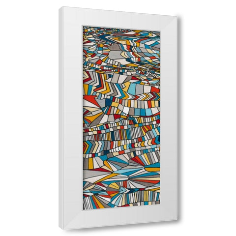 Primary Grain I White Modern Wood Framed Art Print by Galapon, Nikki